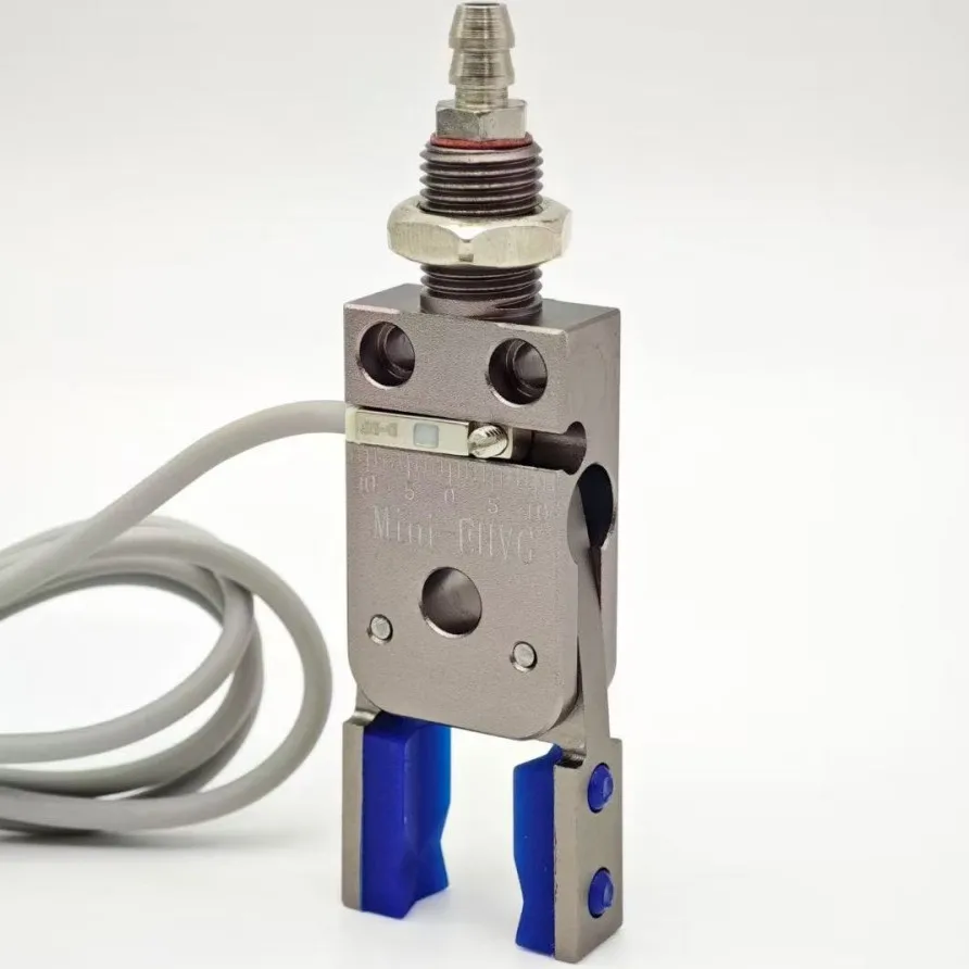 マニピュレータ ミニ小型クランプ 幅広大開口検出付き Mini-EHVG 空気圧クランプ フィンガーノズルクランプ