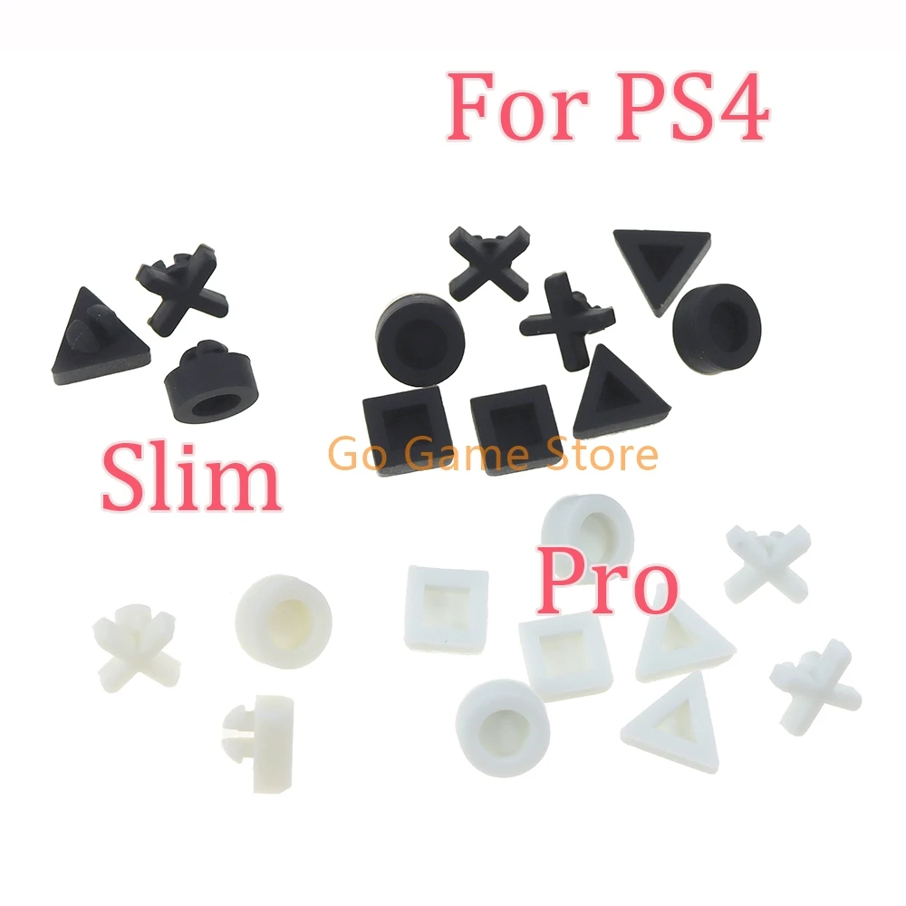 1set For Sony PlayStation 4 PS4 Pro Slim Console Housing Case Silicon Bottom Rubber Feet Pads Cover