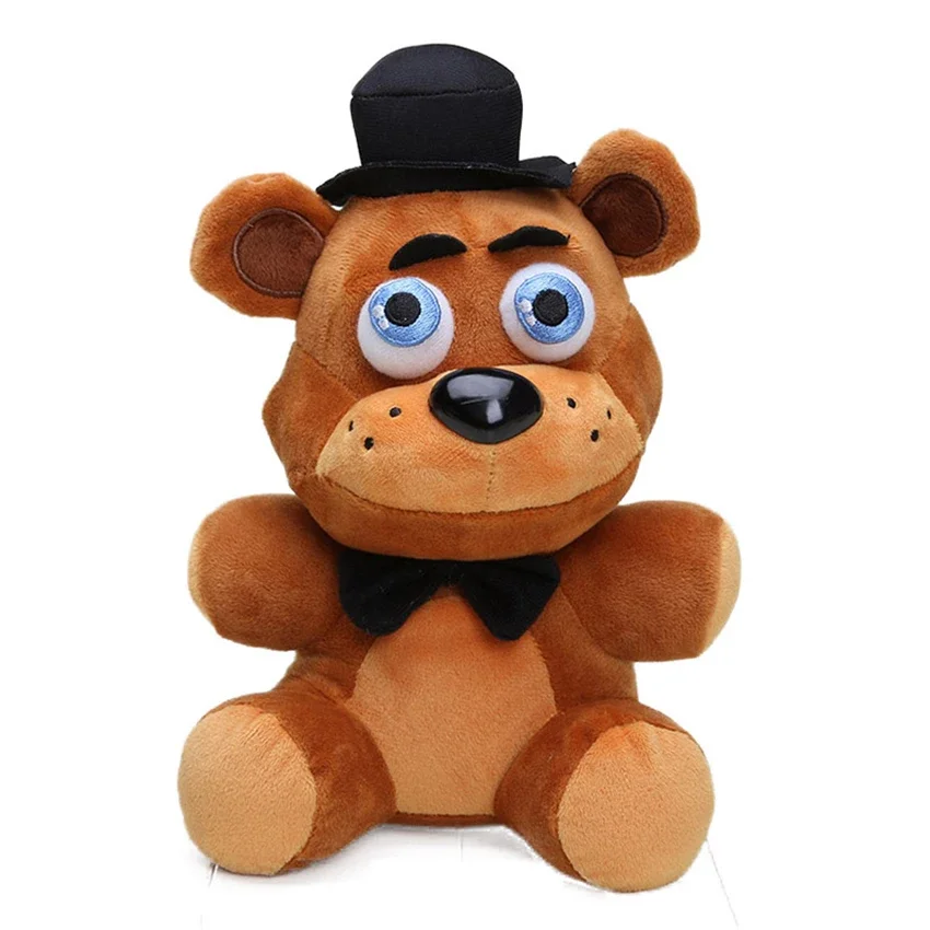 Cinco noches en Freddy Fnaf lindos juguetes de peluche muñeca de juego 18cm Bonnie Bear Foxy muñecos de peluche de dibujos animados Freddy juguetes para niños regalos