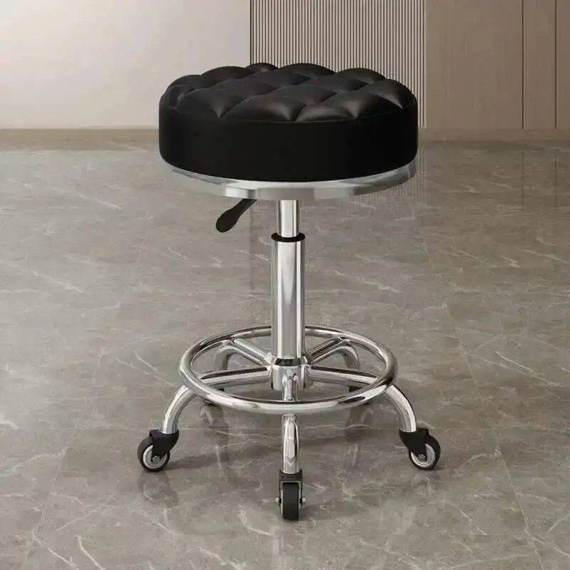 

Chairs Stylist Salon Hair Chair Salon for Barber Chairs Shop Hair Cosmetologist Vintage Folding Portable Barberia Small Work