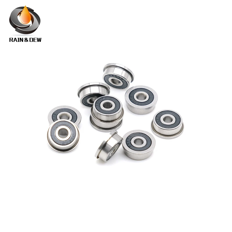 12Pcs VORON 3D Print Bearing F623 RS Flange Bearing  3x10x4mm  ABEC-7