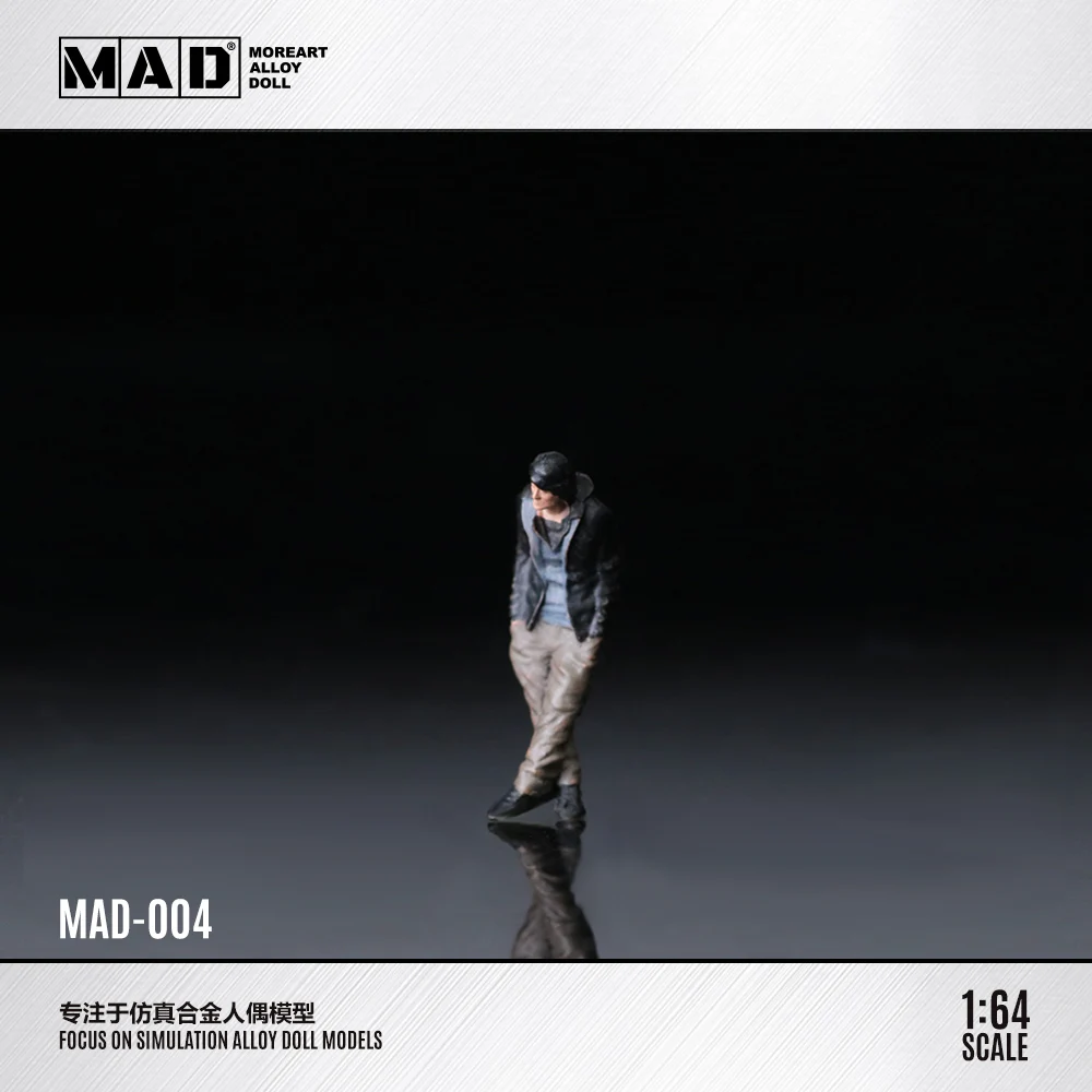 Mehr Art&MAD 1:64 Speed and Passion Theme Legierungsfigurenmodell, Dekoration Figurenmodell für Geschenk-Display-Sammlung