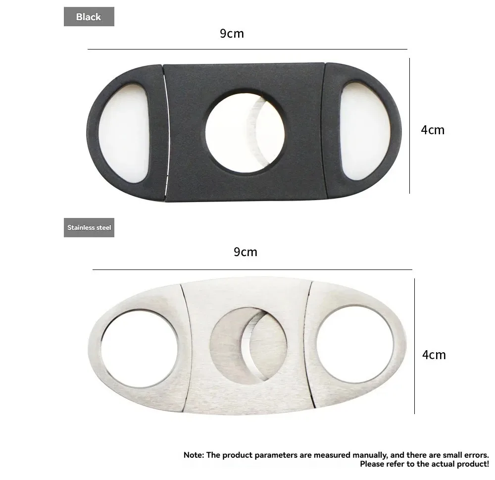 Stainless Steel  Cigar Cutter Metal Classic Cutter Guillotine Cigar Scissors Gift Puncher Cutting Knife Cigar Accessory