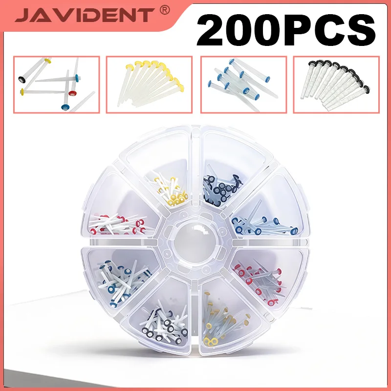 Dental Fiber Post Drills Teeth Restorative Materials Mixed 1.2 1.4 1.6 1.8mm Endo Root Canal Pile Quartz Glass Thread Pile Kit