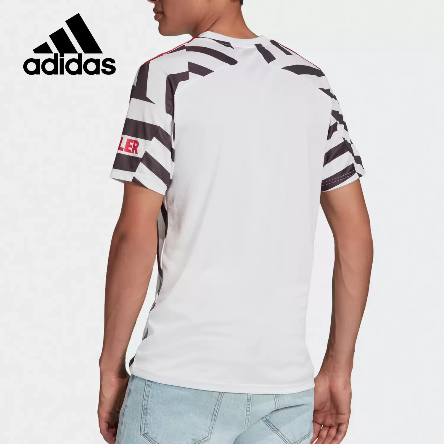 Adidas authentic Manchester United away fan version men’s soccer jersey FM4263