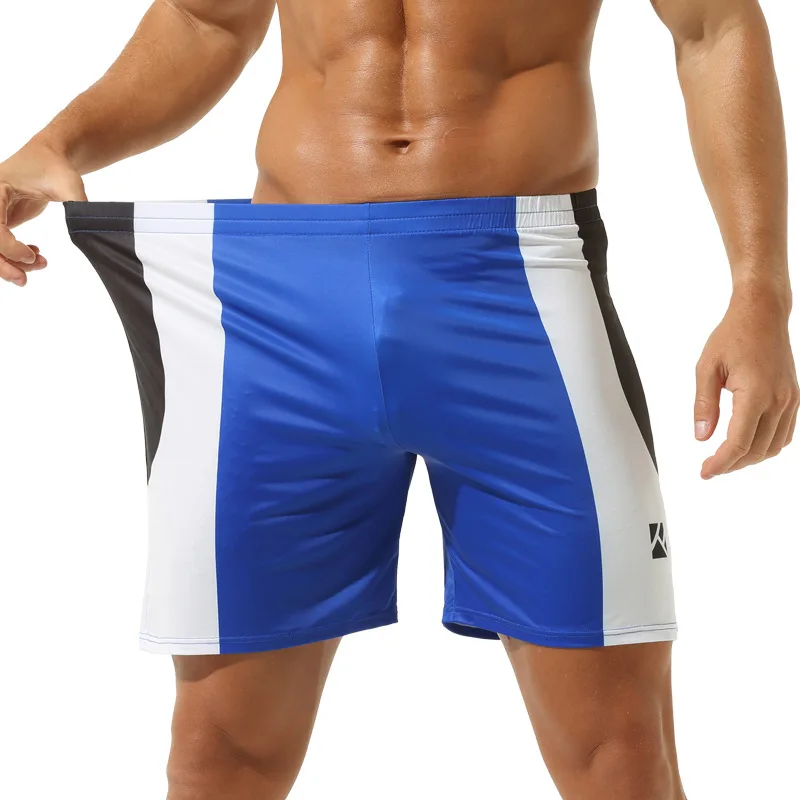 

Мужские спортивные шорты с цветными вставками, длина по внутреннему шву 3 дюйма, дышащие, быстросохнущие, для баскетбола, пляжа, повседневной носки, модные, для тренировок, спортивные штаны-транки
