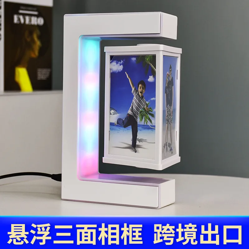 

WW24 Wholesale Maglev Photo Frame Wedding Holiday Gifts Birthday Gifts Luminous Hanging Creative Crafts Ornament