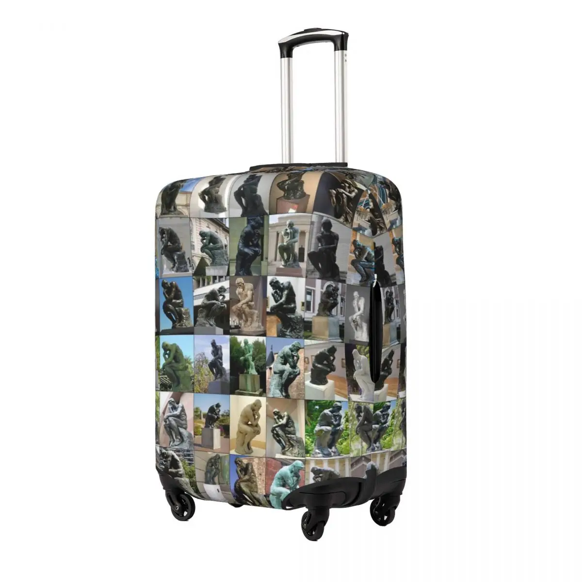 The Thinker Print Luggage Protective Dust Covers Elastic Waterproof 18-32inch Suitcase Cover Travel Accessories