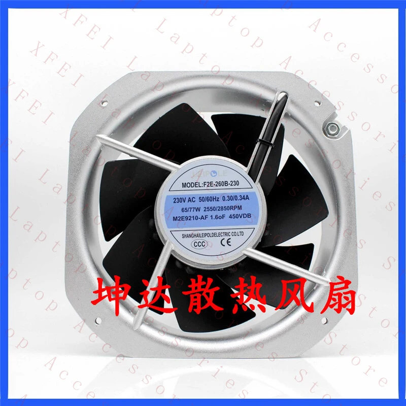 

D F2E-260B-230 22580 AC230V micrograph cabinet inverter cooling fan