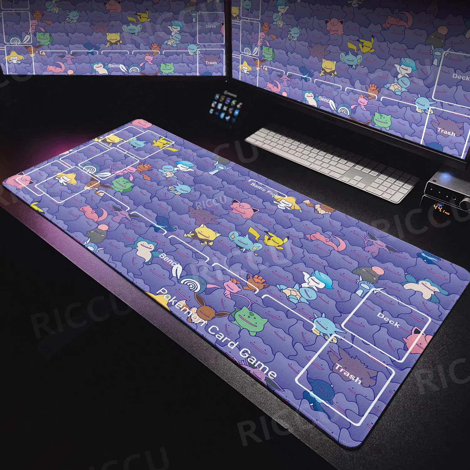 Anime Cartoon Pokémon Ditto Series Mouse Pad XXL Laptop Keyboard Home Office Setup Computer PC Gamer Game Card Pads DIY TableMat