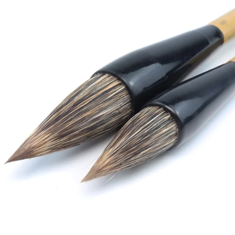 Hard Mixed Hair Calligraphy Brush Chinese Painting Brush Set Freehand Landscape Bark Chapped Dot Drawing Special Writing Pen