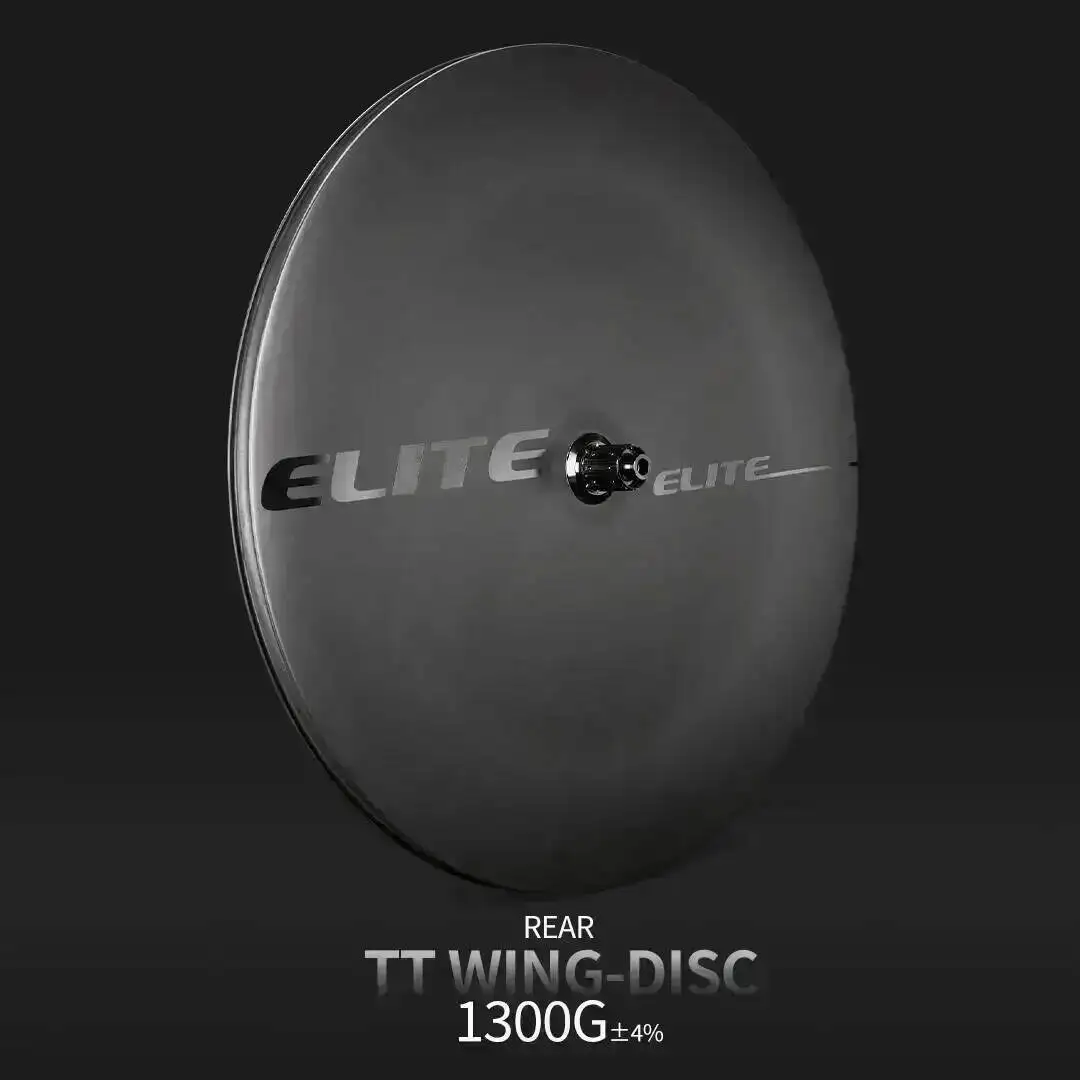 ELITEWHEELS 700C カーボンディスクホイール エアロシェイプ UDマット