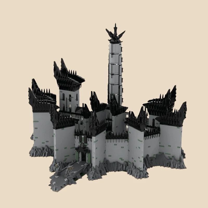 Nieuwe 14045 Stuks Beroemde De Ringen Filmserie Moc Kasteel Basismodel Bouwstenen Diy Creatieve Ideeën Bricks Speelgoed Verjaardagscadeautjes