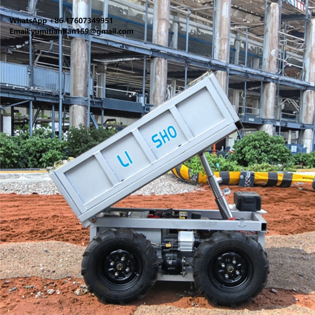 

Intelligent Various Terrain Farm Orchard Construction Site 4x4 Remote Controlled Handler Platform