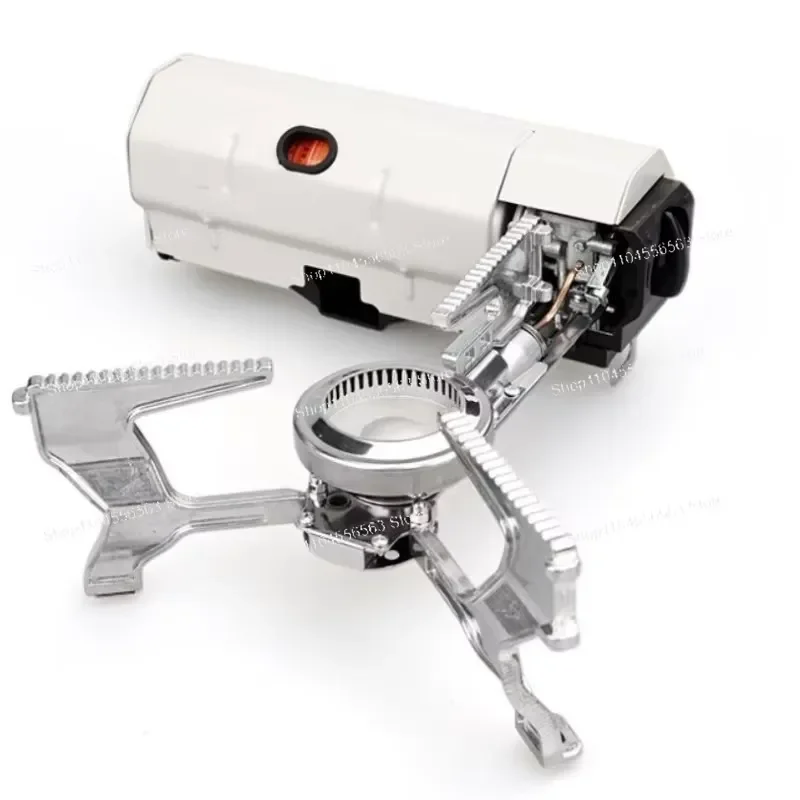 Integrated folding cassette stove, outdoor camping picnic gas stove, portable fire boiler