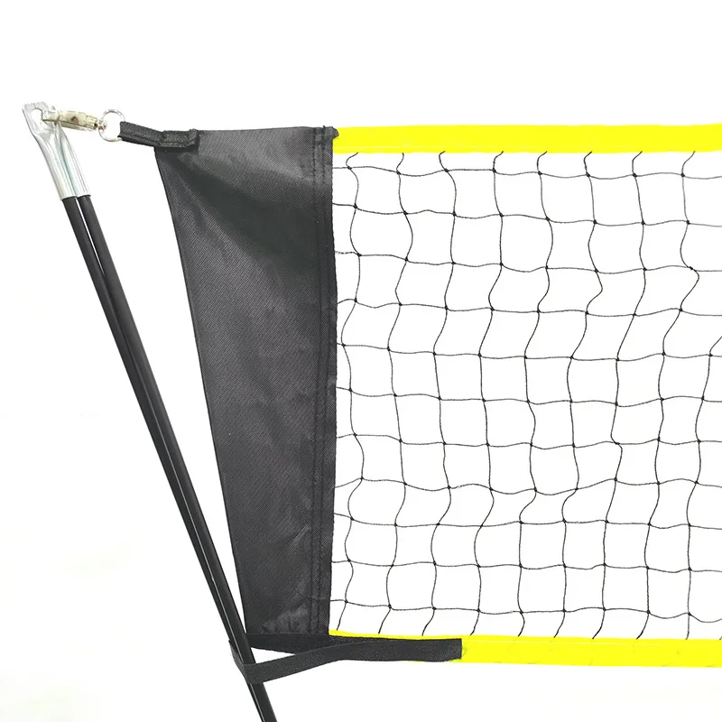Portable Badminton Net Set 3M Mobile Stand with Weighted Base Outdoor Indoor Training Equipment