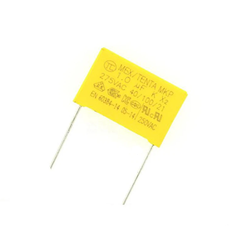 10 stks X2 Veiligheidscondensator 22.5mm 275VAC 275V 0.22UF 0.33UF 0.47UF 0.56UF 0.68UF 0.82UF 1UF 1.2UF 1.5UF 2.2UF Polypropyleen film