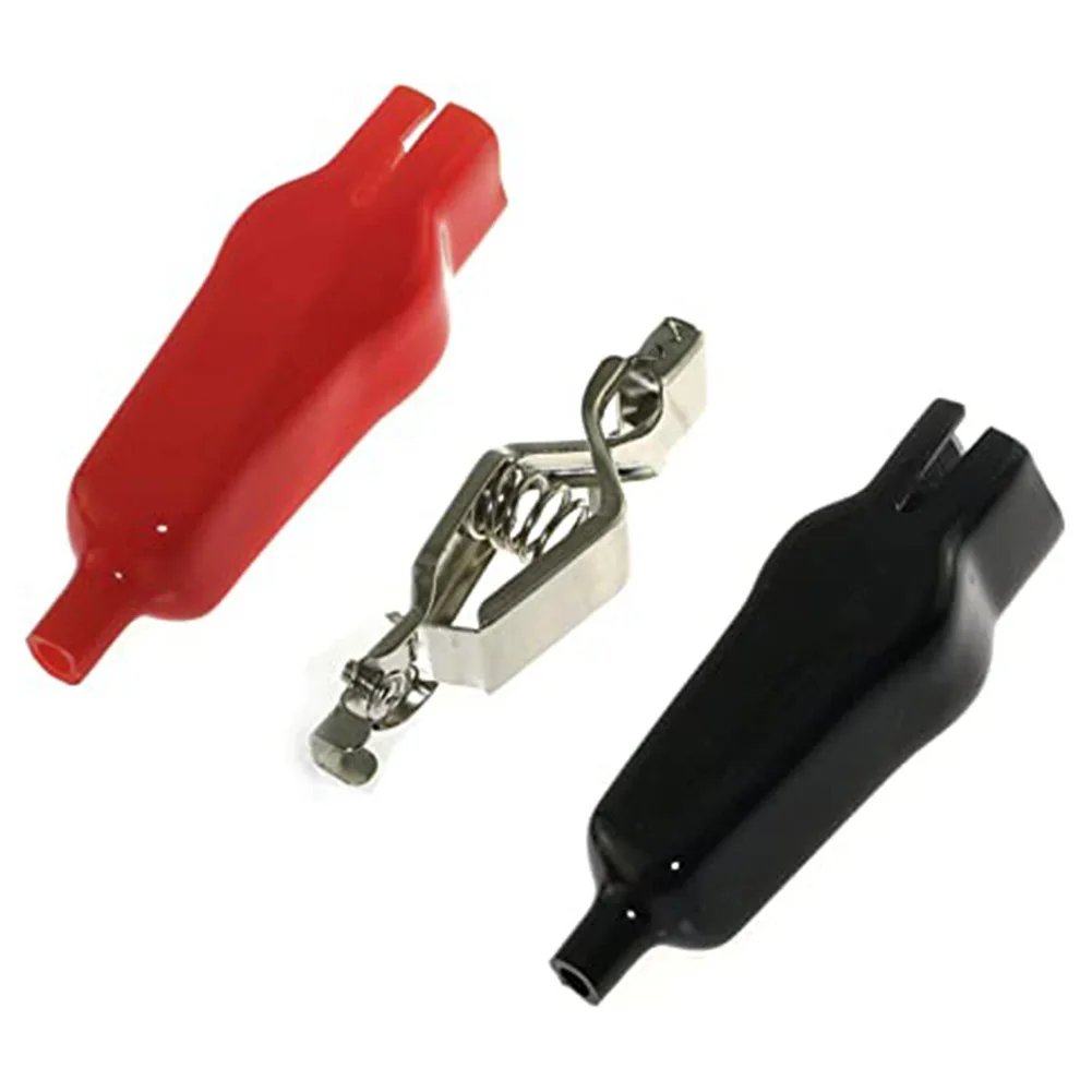 

2PCS 20A Alligator-Clips Double-end USB Charging Battery Crocodile Clips Electrical-Jumper Wire Test Clip Electrical Connectors