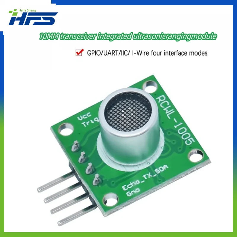 

RCWL-1005 25CM Integrated Open ultrasonic ranging module GPIO serial port IIC single bus For arduino HC-SR04