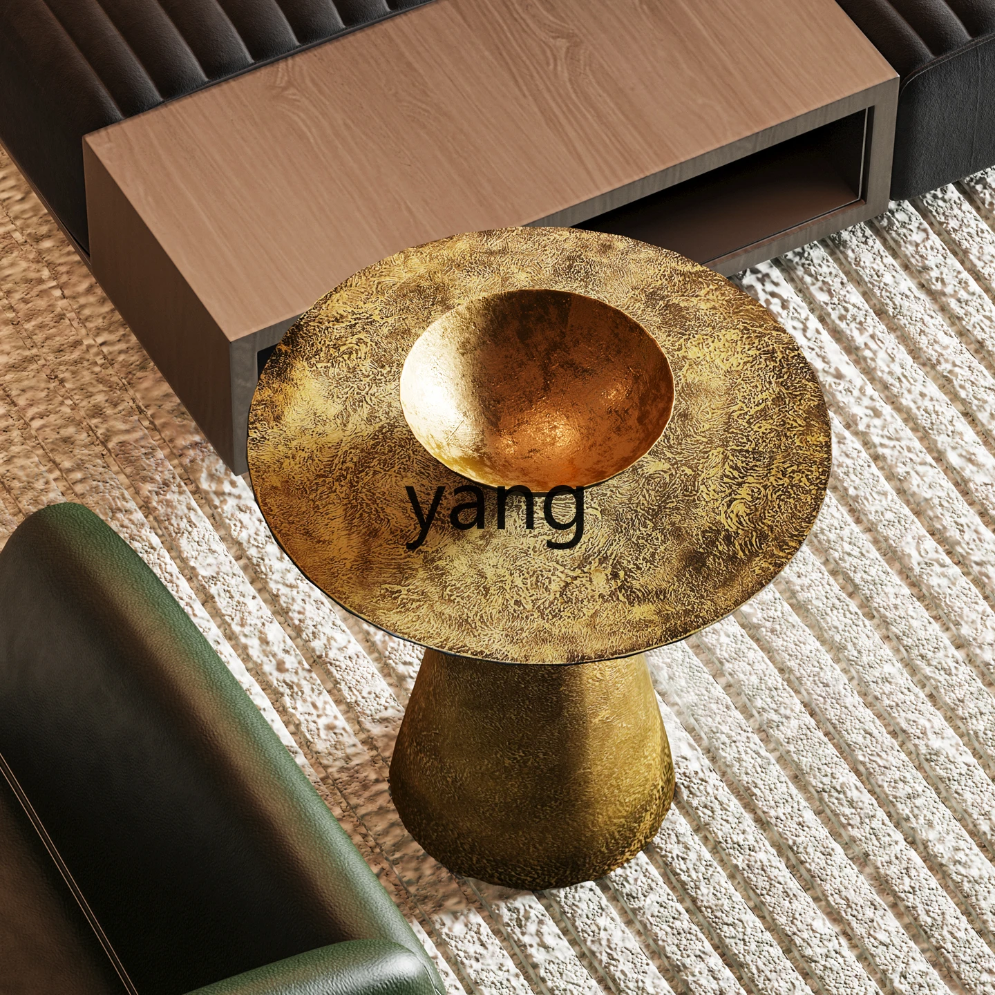 طاولة جانبية مطلية بشكل إبداعي وبسيط وحديث من TGF، طاولة قهوة راقية على الجدران لمشاهير الإنترنت #2