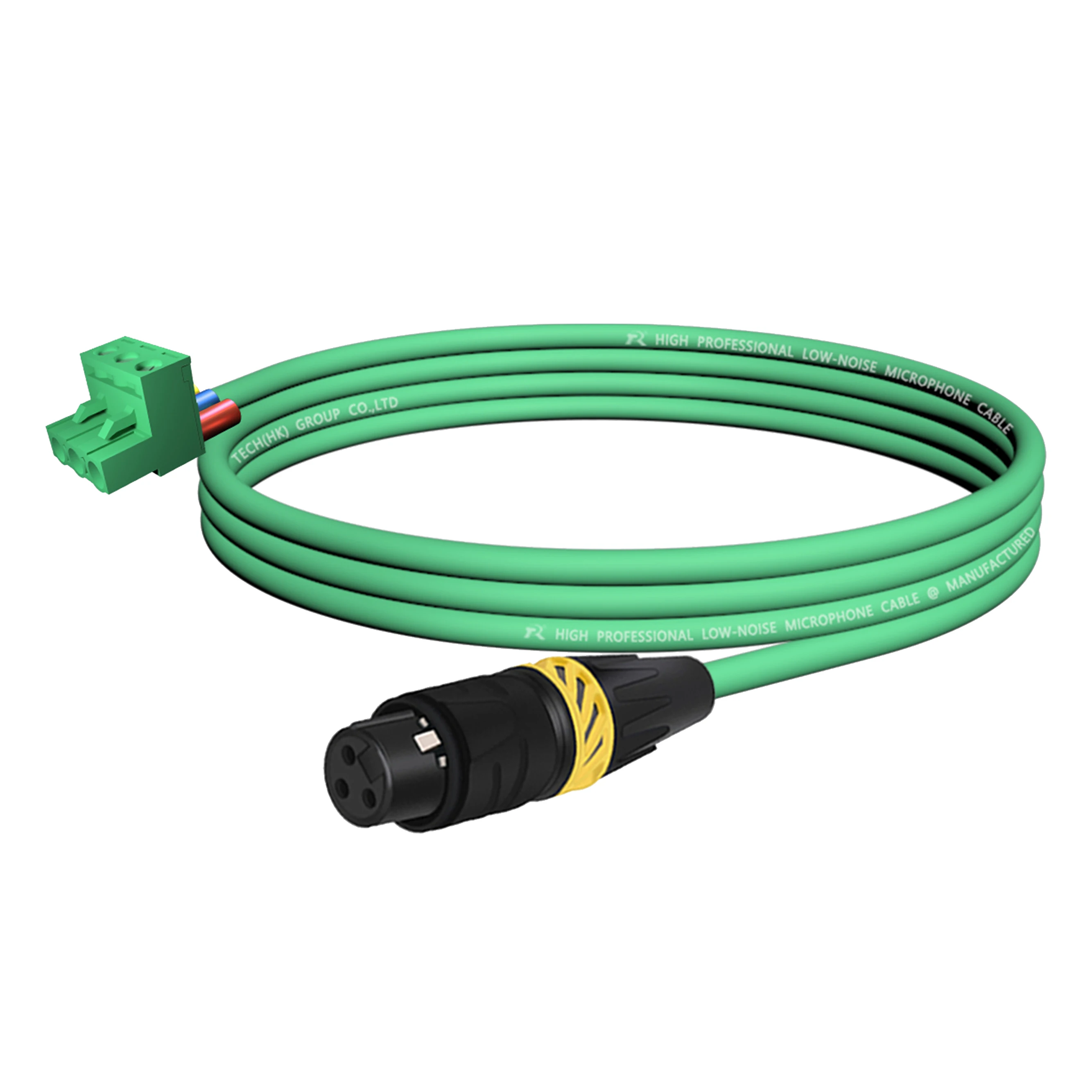 XLR zu Phoenix Kabel, Geräuscharmes 3-Pin XLR Buchse und Stecker zu PHX3M/2EDG 5.08 PCB Schraubklemmen-Adapterkabel mit Sicherem Endgriff – Detail 15