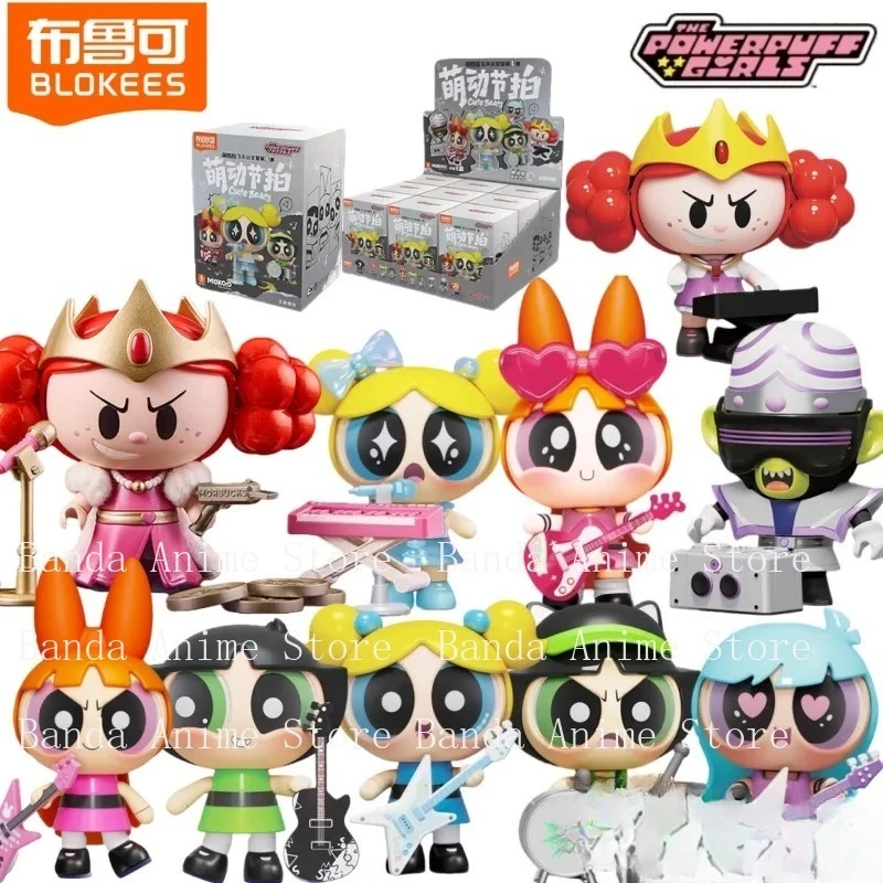 

In Stock BLOKEES Assemble The Powerpuff Girls Season Blossom Buttercup Bubbles Toy Models Collectible Birthday Gift