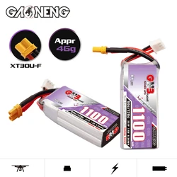 2Pcs GNB 2S 1100mAh 60C/120C Rechargeable Battery For RC Helicopter Quadcopter FPV Racing Drone Spare Parts HV 7.6V Lipo Battery