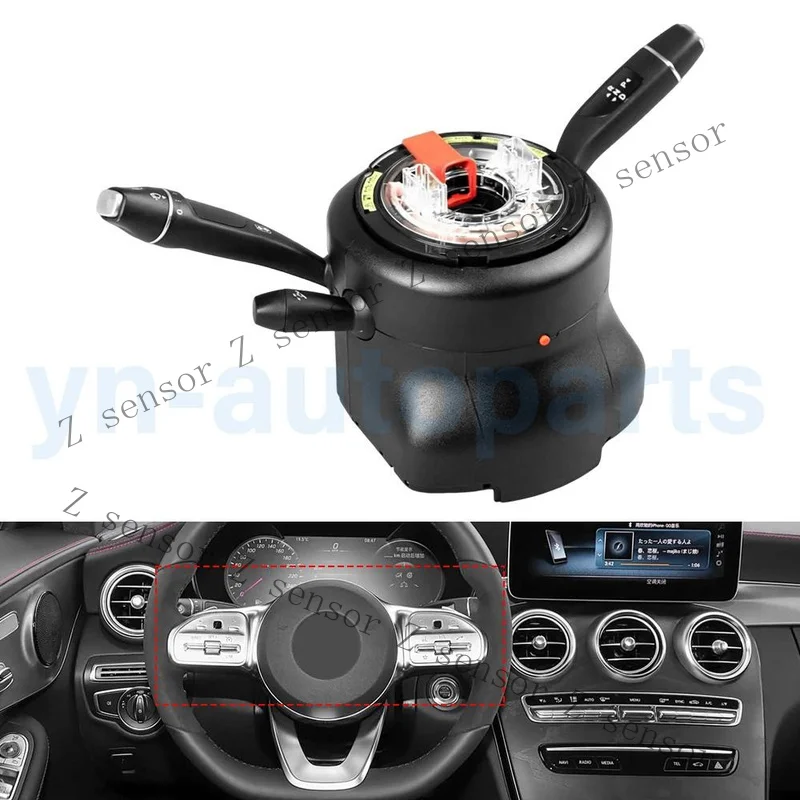 Steering Column Switch 20590075129051 For Benz C63 AMG C300 C200 GLC260 GLC200
