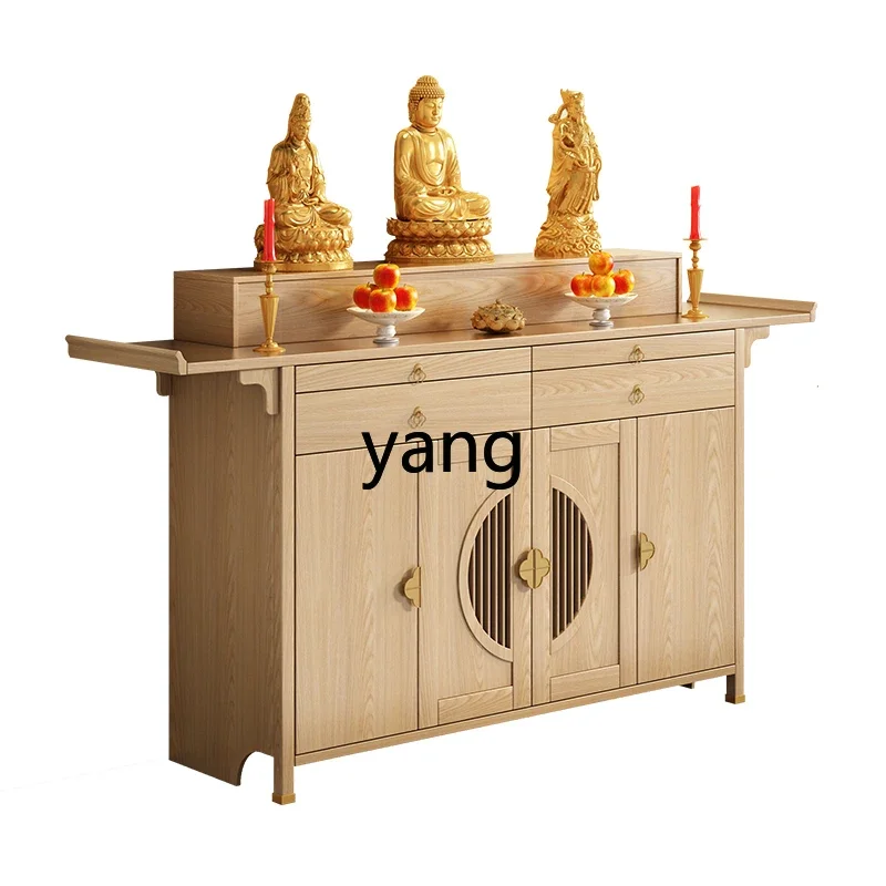 CX solid wood offering table incense case household shrine offering platform Zhongtang cabinet