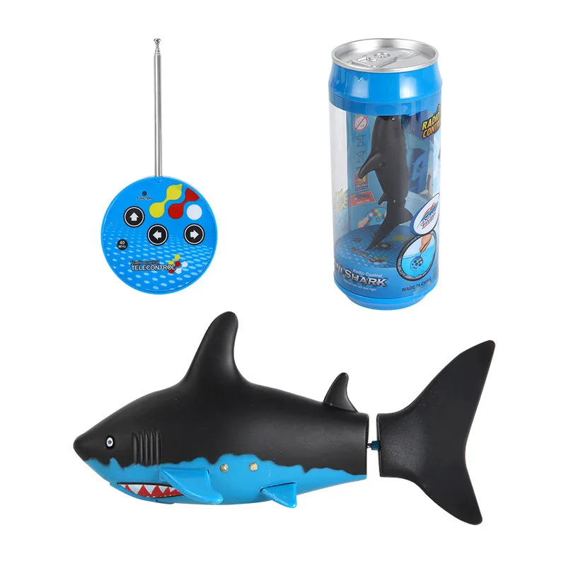Mini RC U-Boot 4-Kanal-Fernbedienung für kleine Haie mit USB-Fernbedienung, Spielzeug, Fischboot, bestes Weihnachtsgeschenk für Kinder, Kinder, Neu