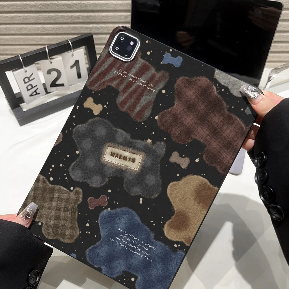 Retra Case For Xiaomi Redmi Pad 2 9.7 2026 Cases Pad 2 Pro 12.1 K Pad 8.8 2025 SE 11 8.7 Graffiti Check Tablet Protective Cover