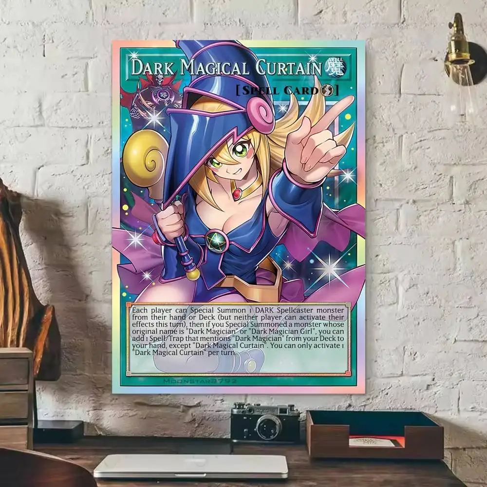 YU GI OH Card  Poster Waterproof HD Art Wall Decal Self-Adhesive Print