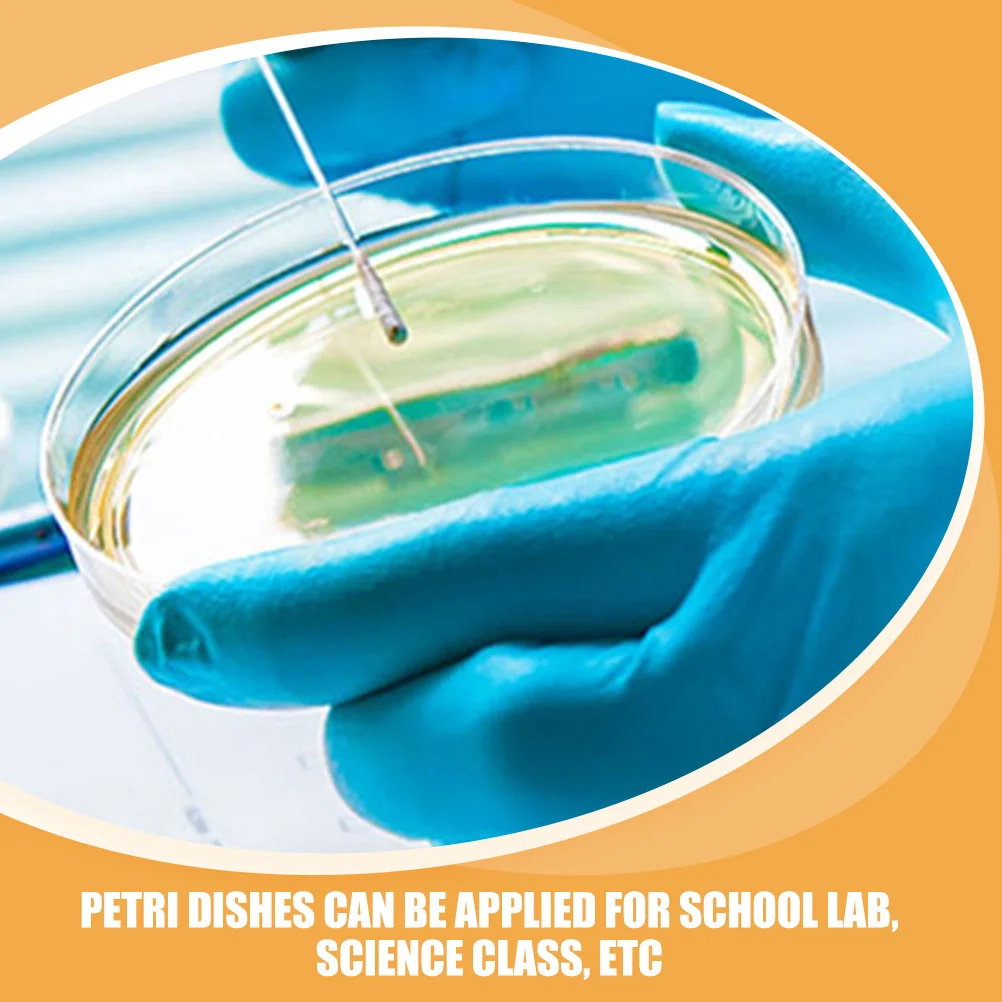 Placas de Petri de Agar, placas de cultivo estériles para uso en laboratorio, cultivo de setas, experimentos científicos, educación en biología, 10 Uds.