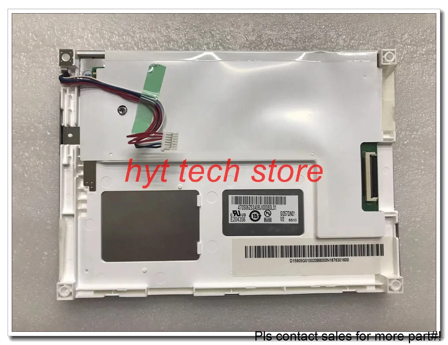 산업용 LCD 공급, 좋은 품질 100%, G057QN01 V.0, 5.7 인치