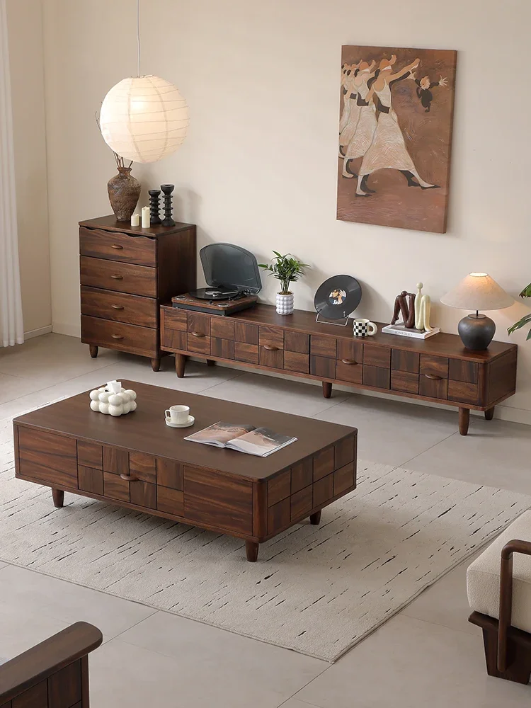تلفزيون الجوز، غرفة معيشة من الخشب الصلب، فيلم وتلفزيون، جميع خزانات تخزين من الخشب الصلب، سجل الرياح