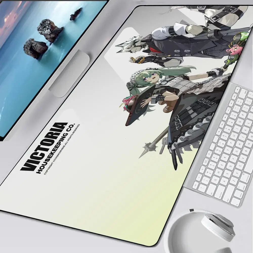 Zenless Zone Zero Von Lycaon Mouse Pad Rubber Mat Laptop Xxl Mousepad Notebook Gamer Computer Table Gaming Accessories