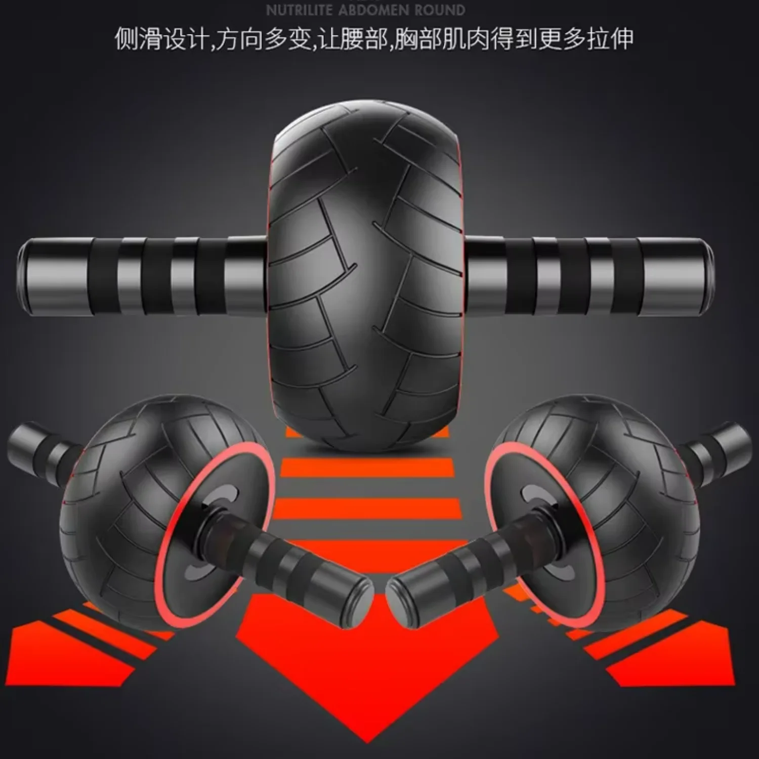 

Ab Rollers Wheel Kit Exercise Wheel Core Strength Training Abdominal Roller Push Bars Knee Mat Gym Fitness Equipment