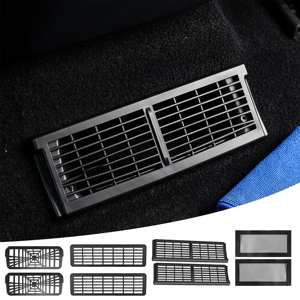 For Tesla MY 21-24 Model 3 Highland Y Juniper ModelYL Car Air Outlet Protective Cover Car Seat Air Vent Outlet Cover Accessories
