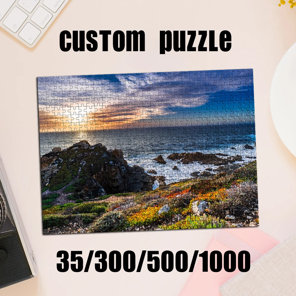 Home Decor Pt - 35/300/500/1000 adet Kişiselleştirilmiş Özel Fotoğraf Bulmaca