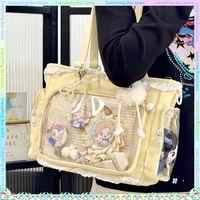 La chica de ballet tiene un gran apetito Itabag japonés de dos dimensiones, bolsa cruzada de un solo hombro, regalo para amigos