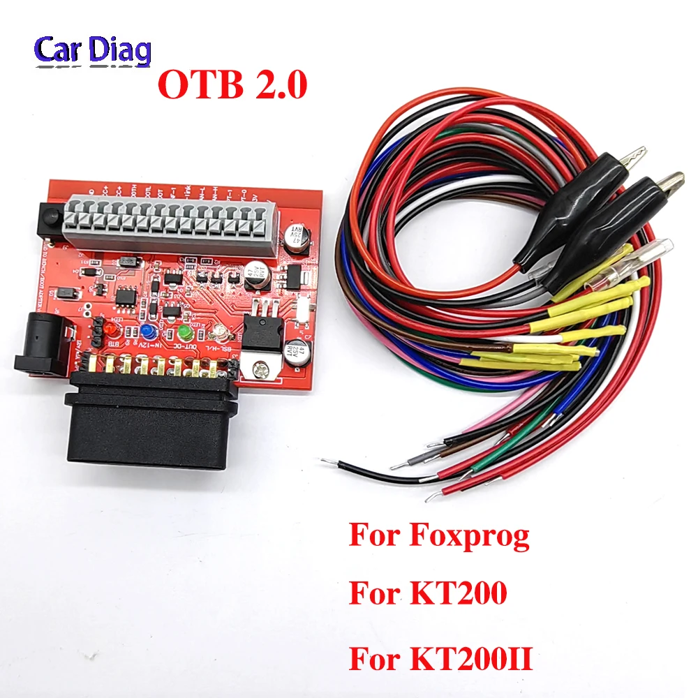 OTB 2.0 Adapter OBD2 on Bench Adapter for KT200 KT200II Foxprog ECU Programmer Tools Three-way BOOT Upgrade to OTB Mode