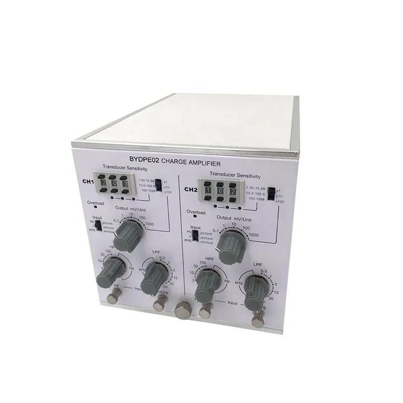 Factory Outlet Built-In Multiple Low Pass And High Pass Filters Charge Amplifier For Piezo Sensor