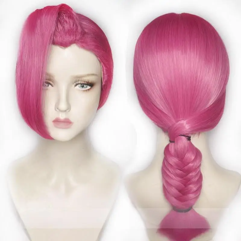 JoJo's Bizarre Adventure Doppio Diavolo roze paars cosplay pruik