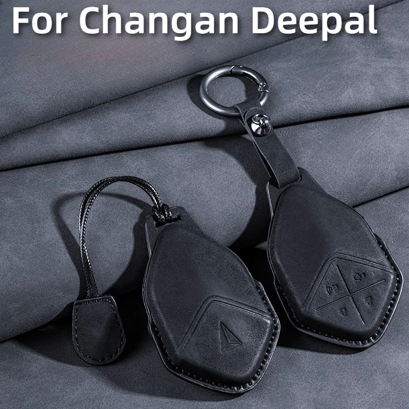 

Fit For Changan Deepal S7 S05 SL03 S07 S09 L07 Car Key Card Holder Smart Card Case Suede Protective Shell