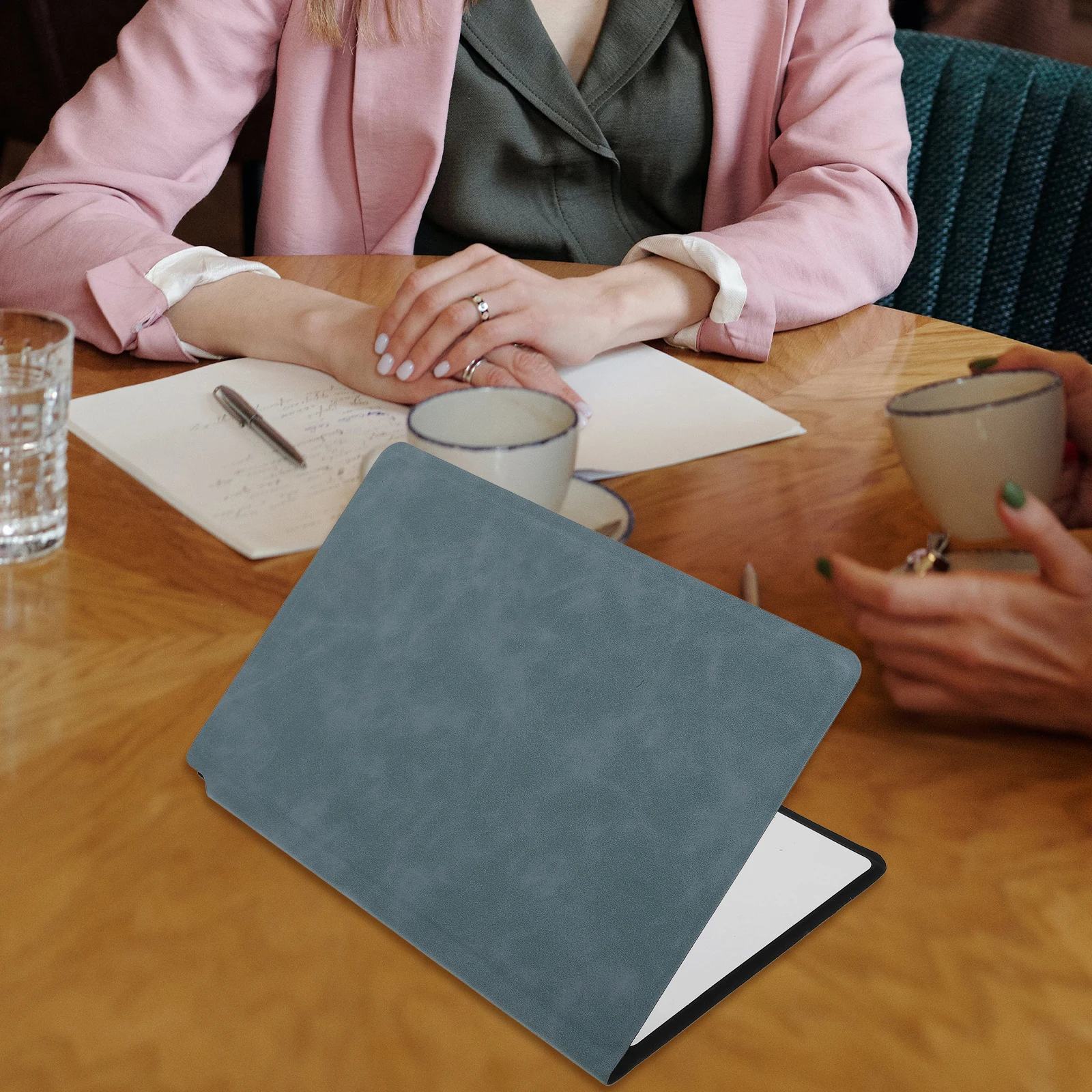 

A5 Star Gray Portable Whiteboard Notebook Erasable Writing Board Office Supplies Small Writable Whiteboard Book Flat Bottom