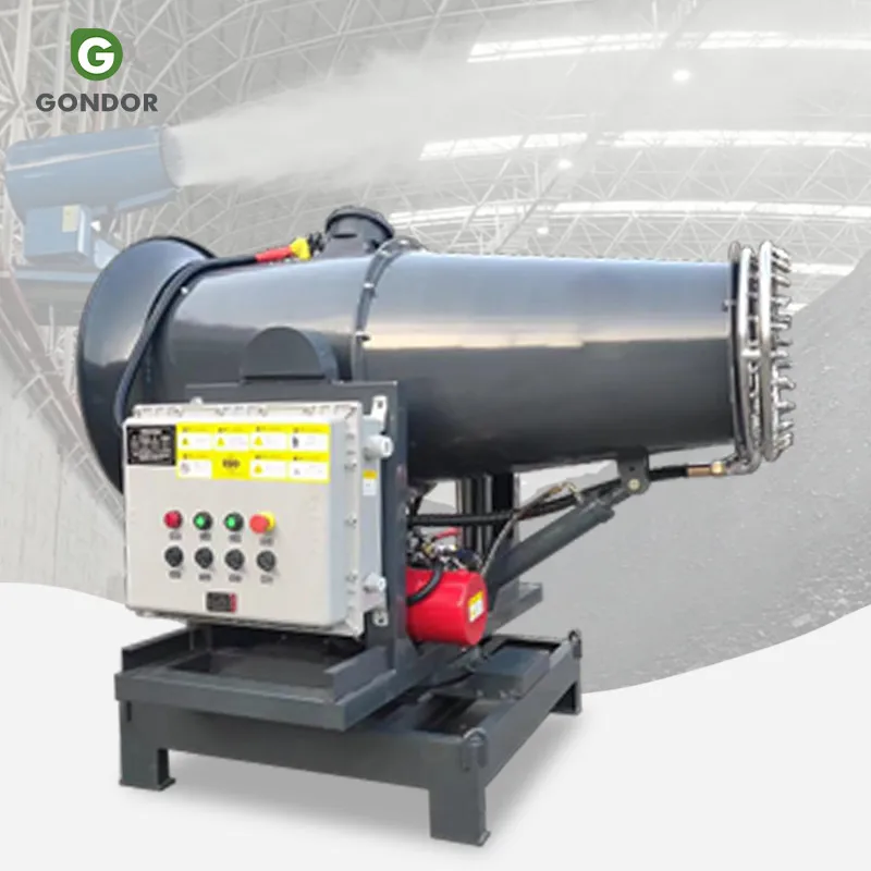 Automatic Dust Control Water Mist Misting Trailer Cannon Skid Sprayer Spray Machine Dry Fog Dust Suppression System
