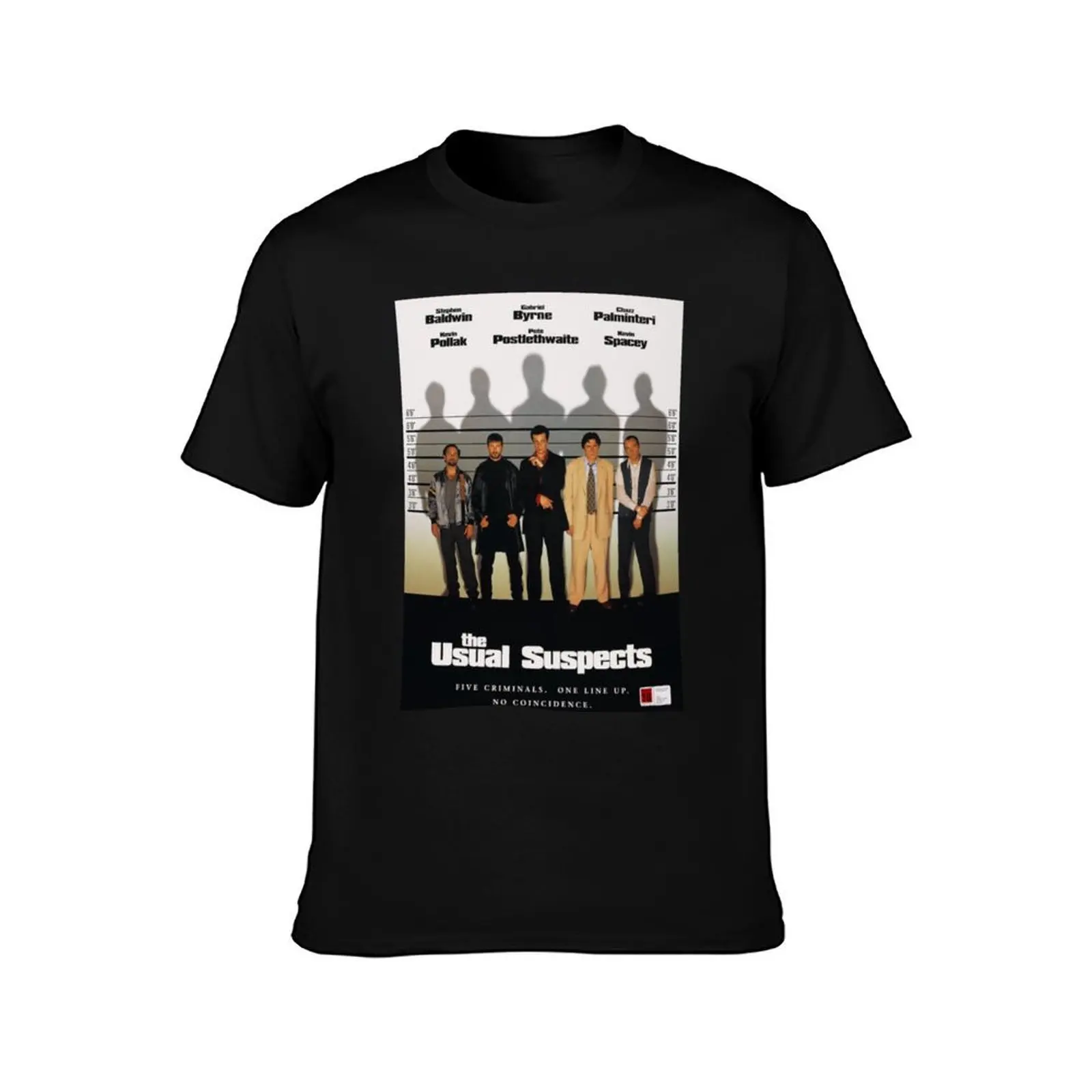 Poster of the movie The Usual Suspects T-Shirt Plus Size Street Style Tee T-Shirt
