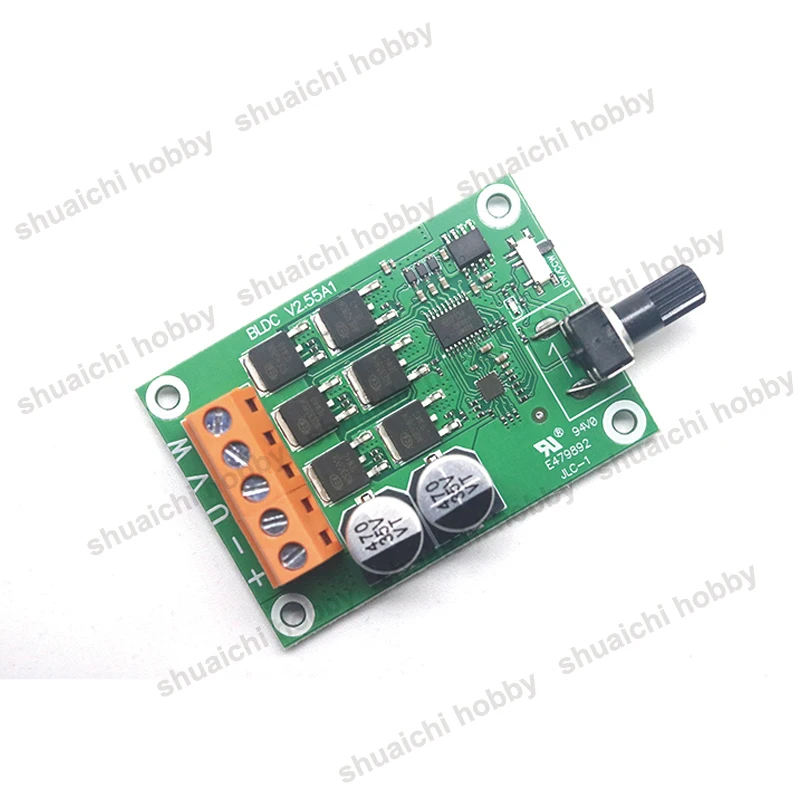 1PCS 200W DC6V 12V 24V BLDC ESC Module Brushless Motor Driver Control Board Fan Motor Speed Controller Large Power for RC Model