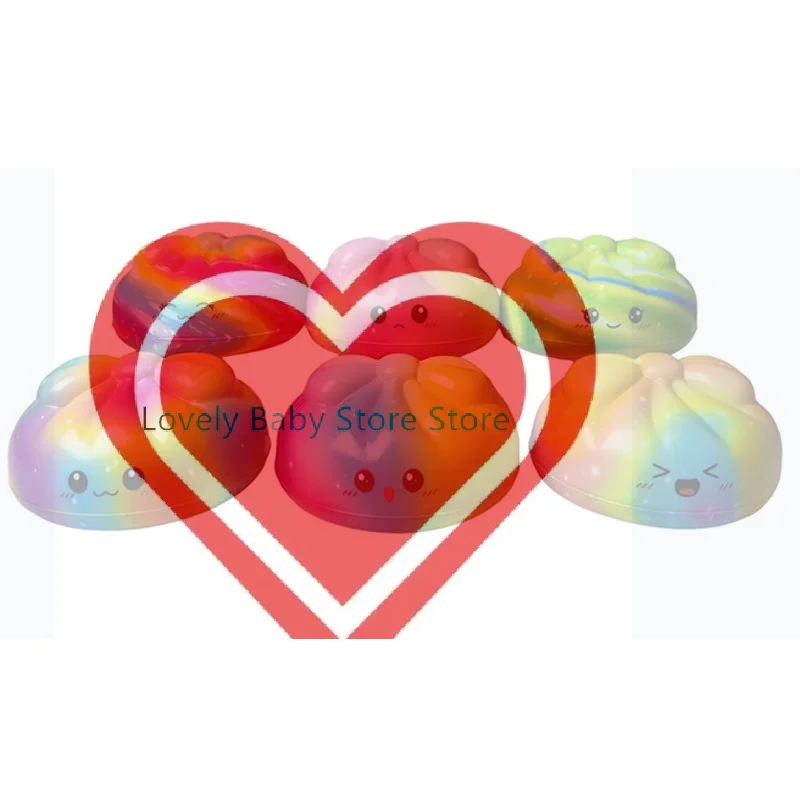【BS】Dumpling Pressure Ball Slow Rebound Soft Pinch Decompression Office Home Stress Relief Toy Children Adults Gifts Random One