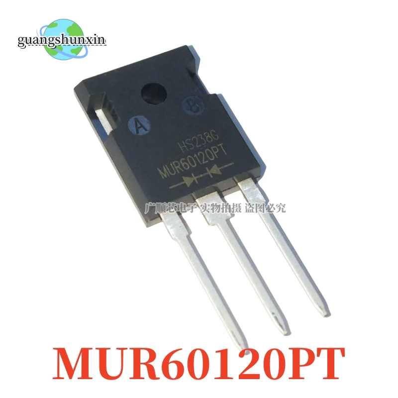 10PCS New MUR60120PT MUR60120 Schottky Fast Recovery Rectifier Diode TO-247 3 Pin